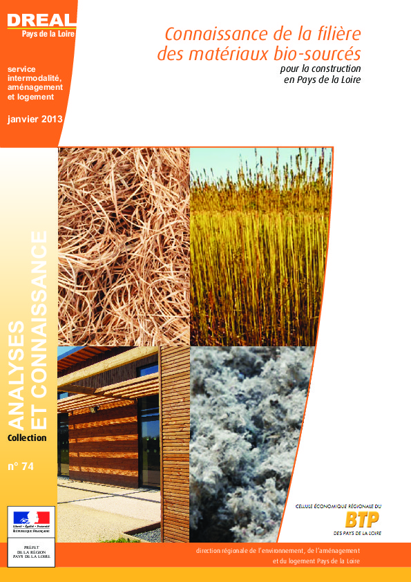 Etude filière des matériaux biosourcés en pays de la loire -2013